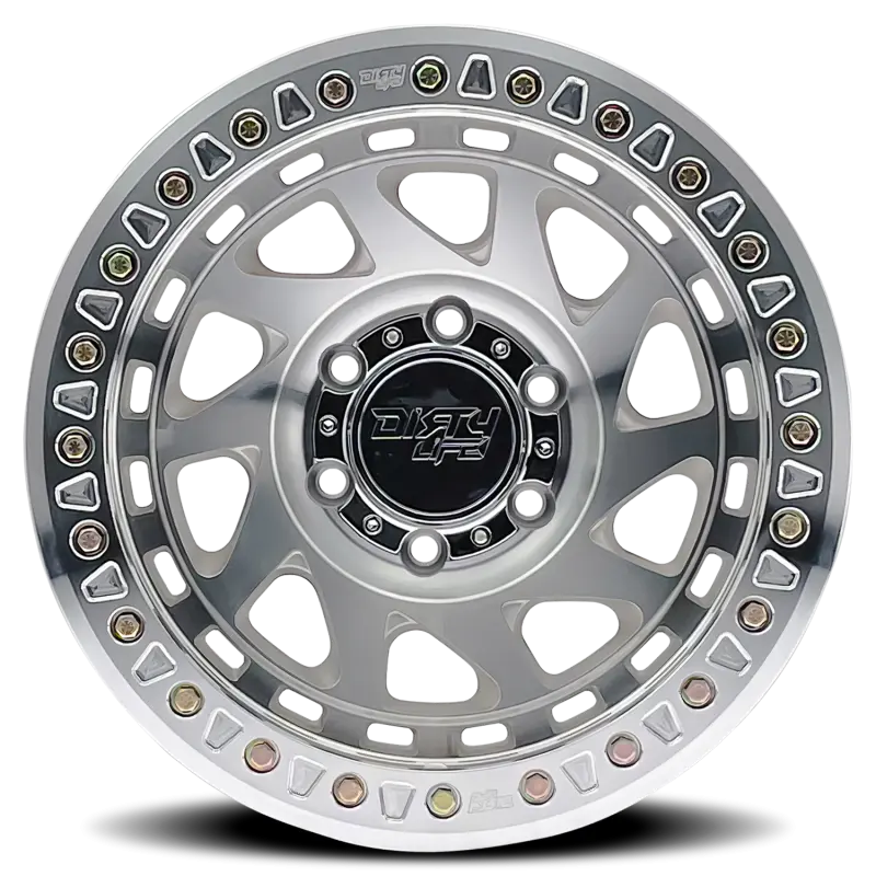 Dirty Life 9313 Enigma Race 17x9 8x170 BP 12mm Offset 125.2mm Hub Machined Wheel