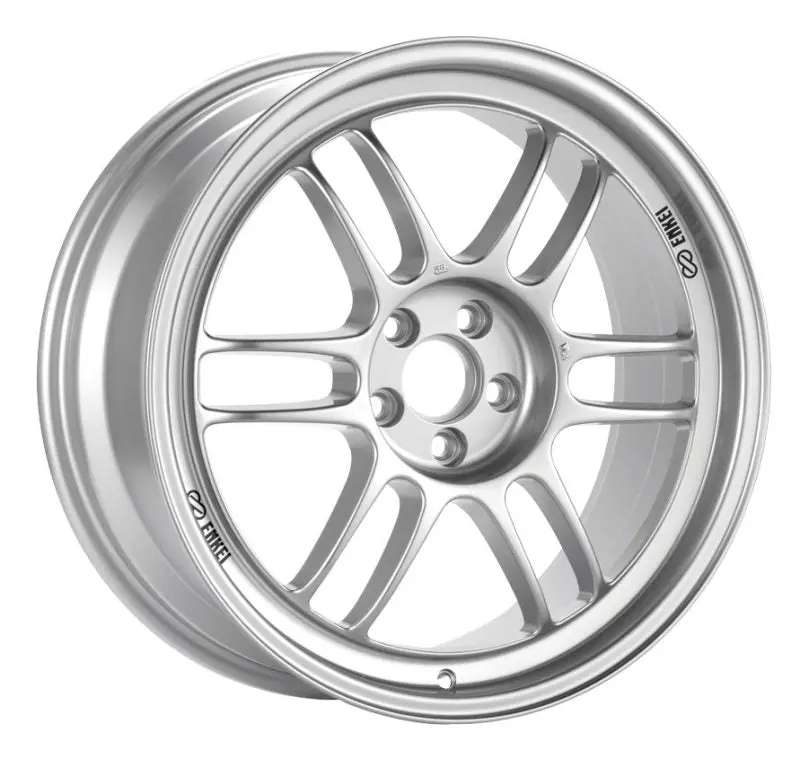 Enkei RPF1 18x8 5x114.3 35mm Offset 73mm Bore Silver Wheel RX8 93 98 Supra