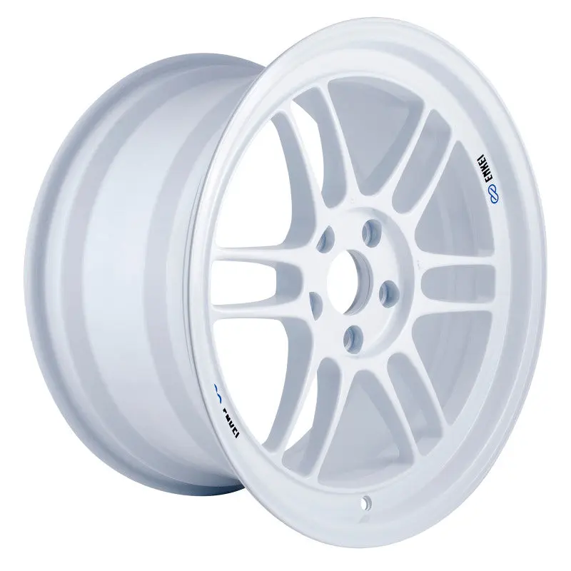 Enkei RPF1 18x9.5 5x114.3 38mm Offset 73mm Center Bore Vanquish White Wheel (Special Order MOQ 40*)