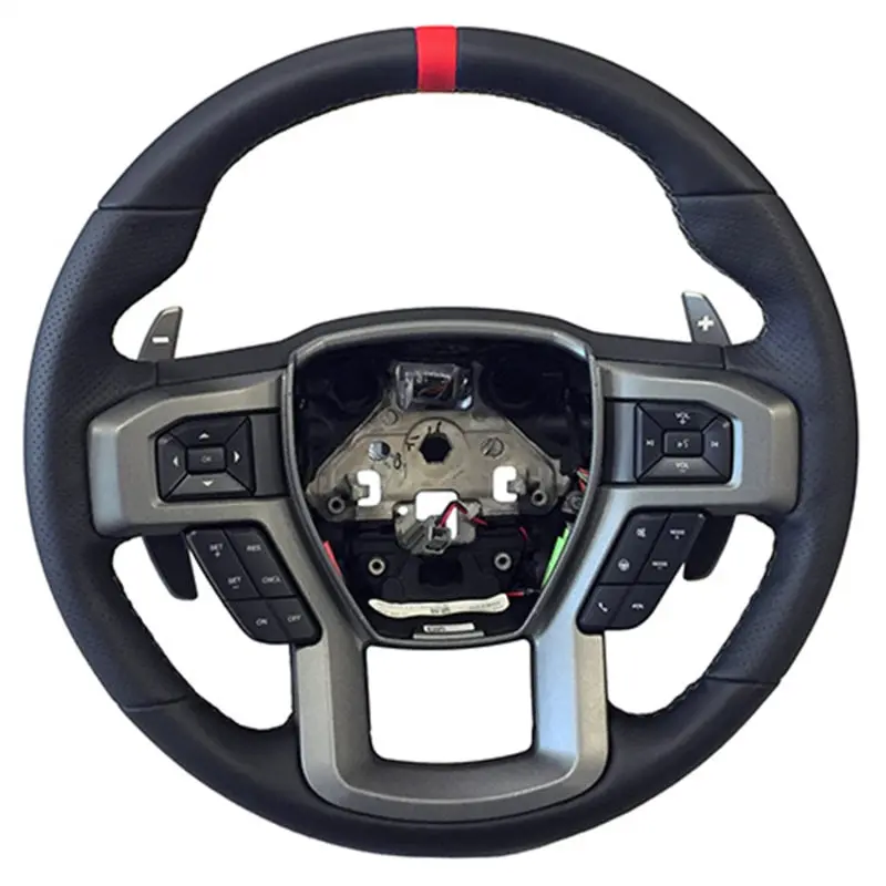Ford Racing 15 18 F 150 Raptor Performance Steering Wheel Kit Red Sightline