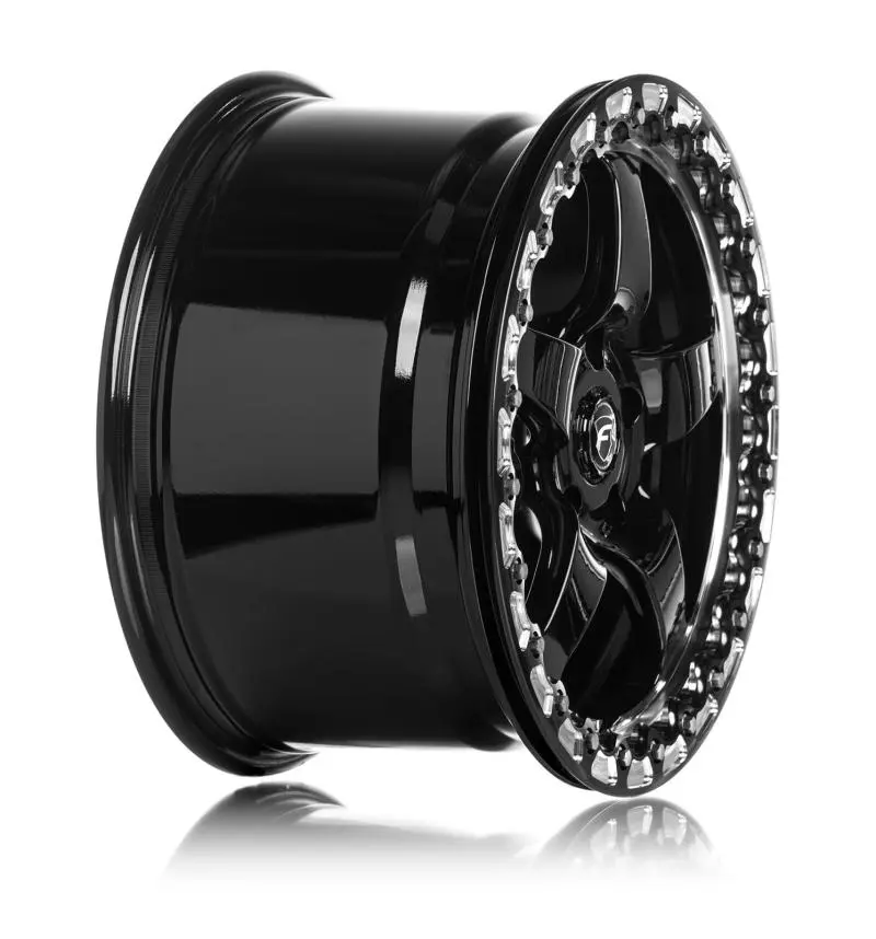 Forgestar D5 Beadlock 17x10 5x120 BP ET45 7.3in BS Gloss Black Wheel