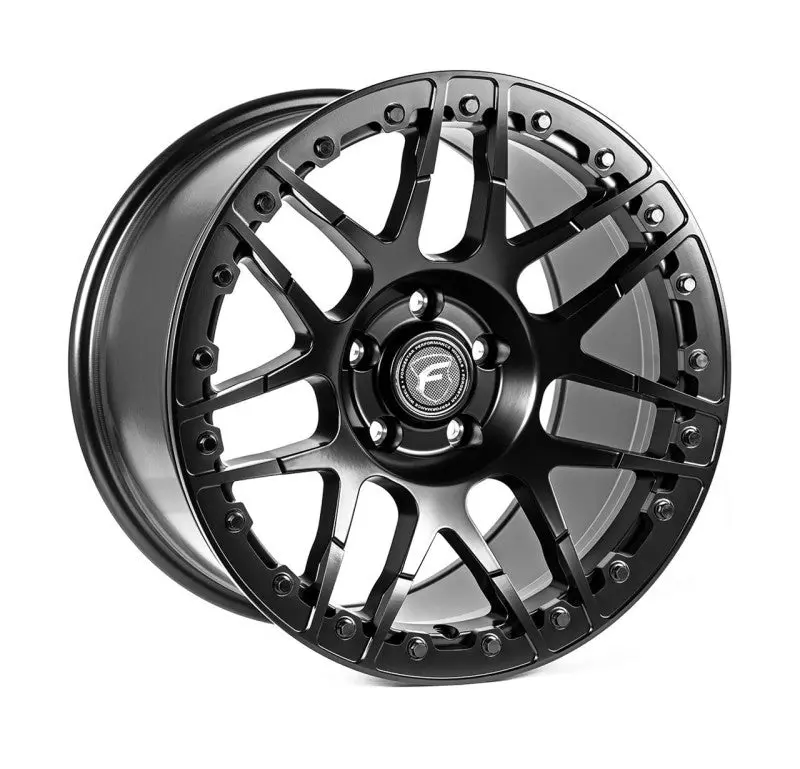 Forgestar F14 Beadlock 17x10 5x120 BP ET45 7.3in BS Satin Black Wheel