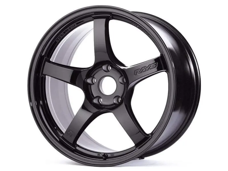 Gram Lights 57CR 18x9.5 +38 5 114.3 Glass Black Wheel (Min Order Qty 20)