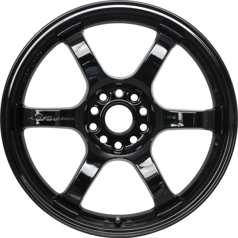 Gram Lights 57DR 15x8 +35mm 4 100 Gloss Black Wheel