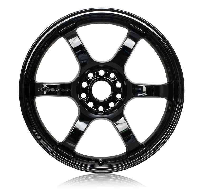 Gram Lights 57DR 17x9.0 +38 5 114.3 Glossy Black Wheel