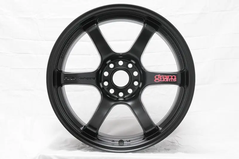 Gram Lights 57DR 19x9.5 +35 5 114.3 Semi Gloss Black Wheel