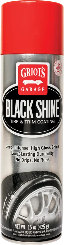 Griots Garage Black Shine Tire and Trim Coating 15oz (Aerosol)