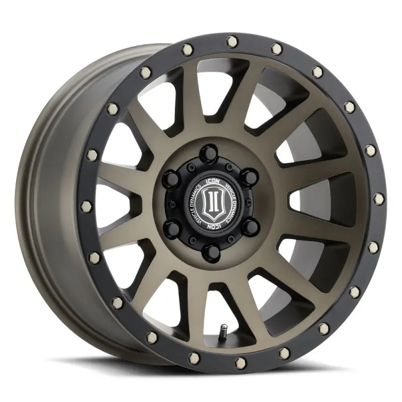 ICON Compression 17x8.5 5x5 6mm Offset 4.5in BS 71.5mm Bore Bronze Wheel