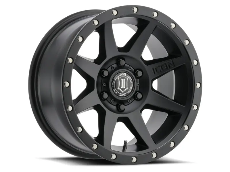 ICON Rebound Pro 17x8.5 5x5 6mm Offset 4.5in BS 71.5mm Bore Satin Black Wheel