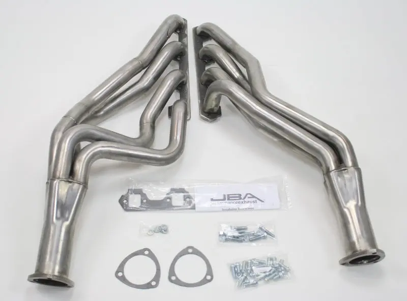 JBA 65 73 Ford Mustang 260 302 SBF 4 Speed C4 C6 AOD 1 3 4in Primary Raw 409SS Long Tube Header