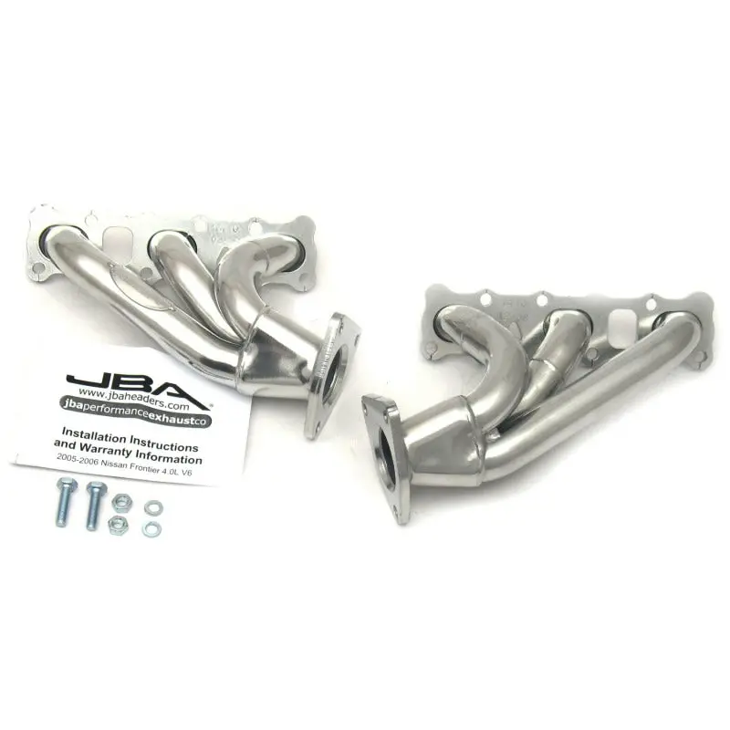 JBA 04 15 Nissan 4.0L V6 1 5 8in Primary Silver Ctd Cat4Ward Header