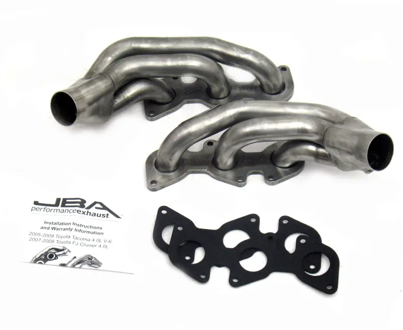 JBA 03 09 Toyota 4.0L V6 w o .I.R. 1 1 2in Primary Raw 409SS Cat4Ward Header
