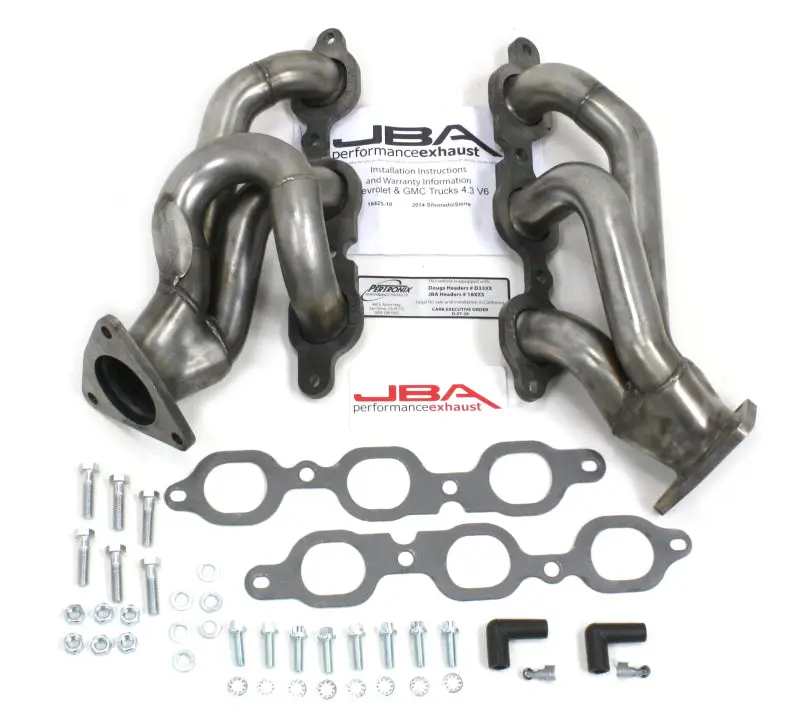 JBA 14 20 GM Truck 4.3L V6 1 5 8in Primary Raw 409SS Cat4Ward Header