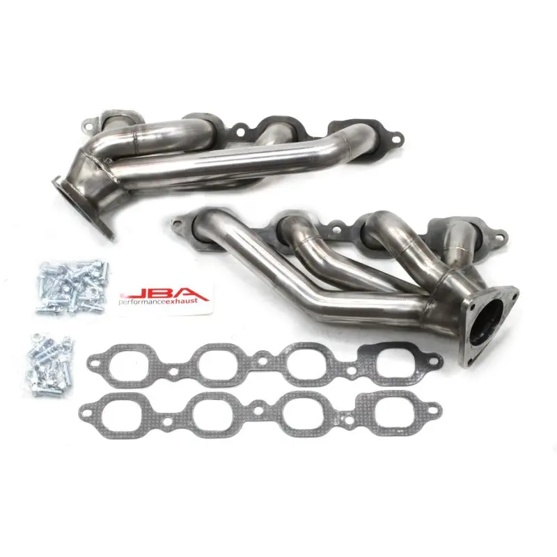 JBA 14 19 GM Truck 5.3L 6.2L DFI 1 5 8in Primary Raw 409SS Cat4Ward Header
