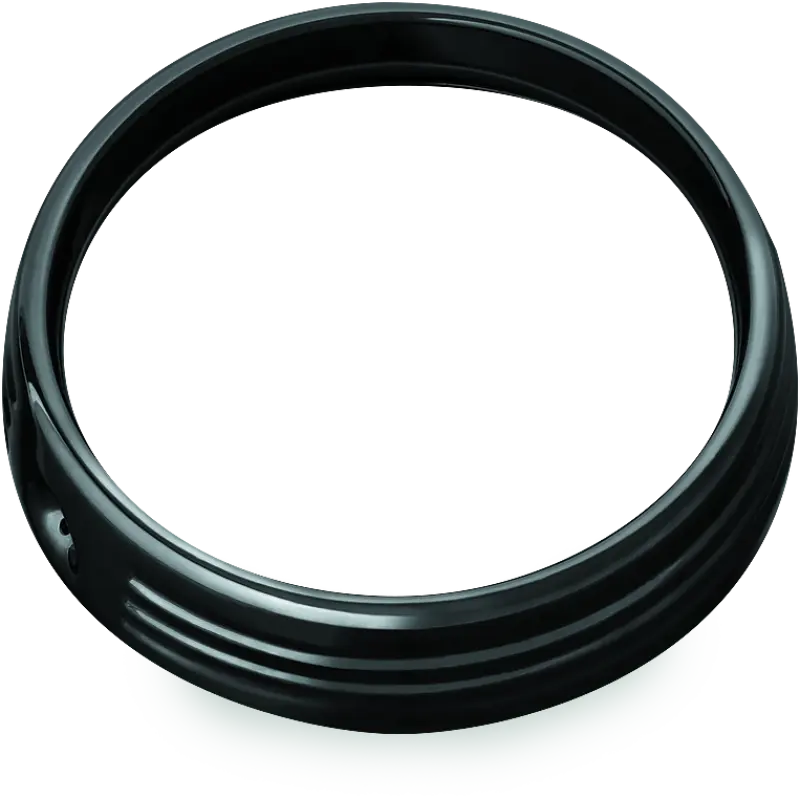 Kuryakyn 7in Headlight Trim Ring Black