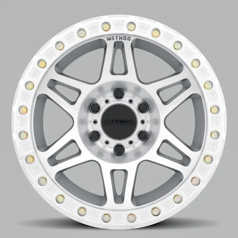 Method MR106 Beadlock 17x9 44mm Offset 8x6.5 130.81mm CB Machined Clear Coat w BH H36125 Wheel Method Wheels