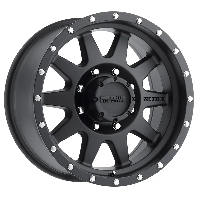 Method MR301 Standard 17x9 12mm Offset 8x170 130.81mm CB Matte Black Wheel Method Wheels