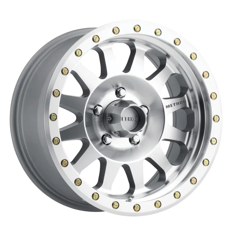 Method MR304 Double Standard 17x8.5 0mm Offset 5x5 94mm CB Machined Clear Coat Wheel Method Wheels