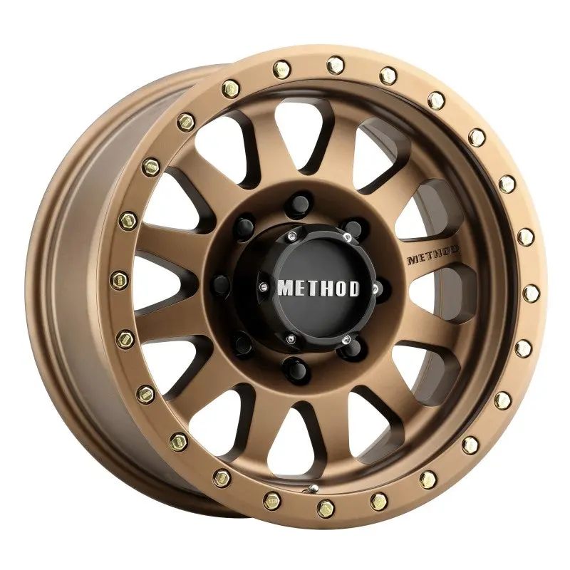 Method MR304 Double Standard 17x8.5 0mm Offset 8x6.5 130.81mm CB Method Bronze Wheel Method Wheels