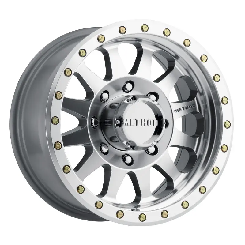 Method MR304 Double Standard 20x10 18mm Offset 8x6.5 130.81mm CB Machined Clear Coat Wheel Method Wheels