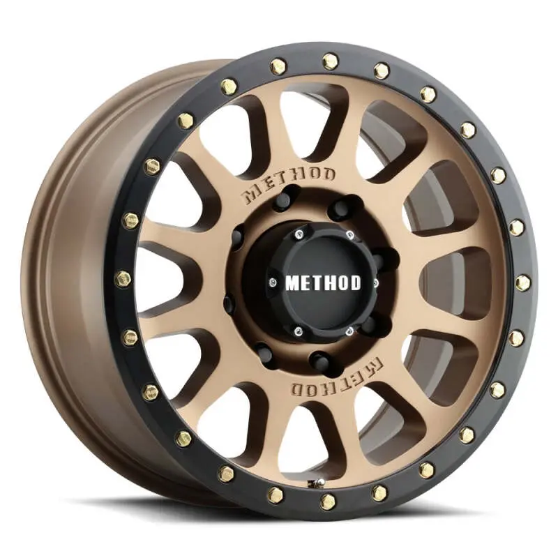 Method MR305 NV 17x8.5 25mm Offset 6x5.5 108mm CB Method Bronze Black Street Loc Wheel Method Wheels