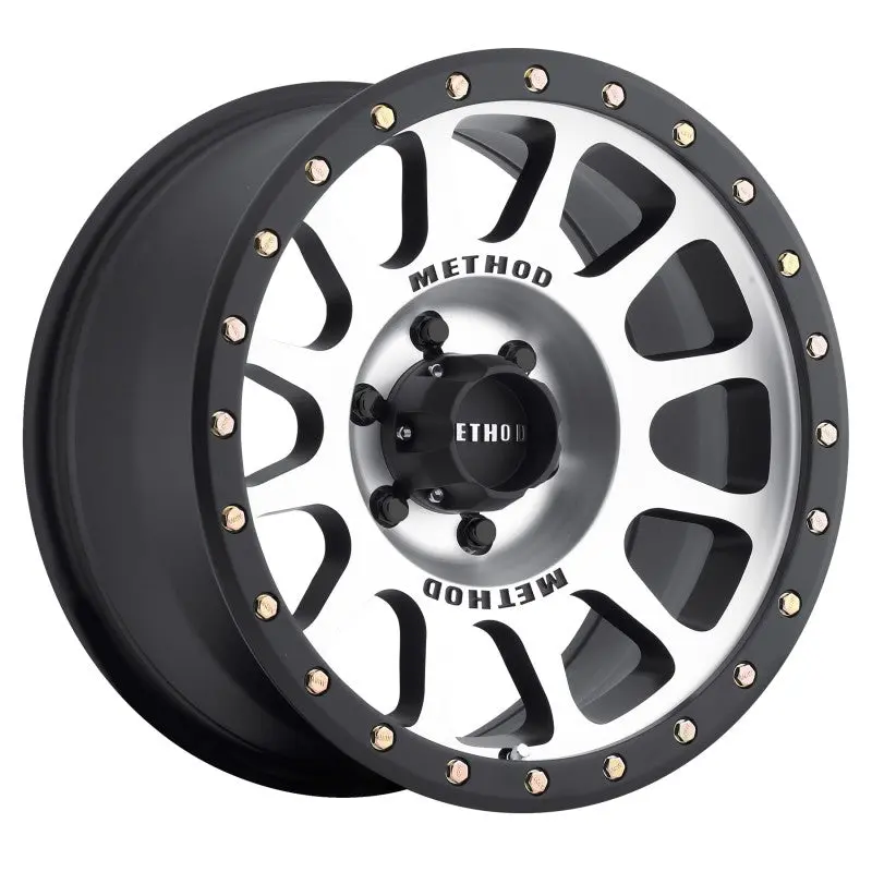 Method MR305 NV 18x9 0mm Offset 6x5.5 108mm CB Machined Black Street Loc Wheel Method Wheels