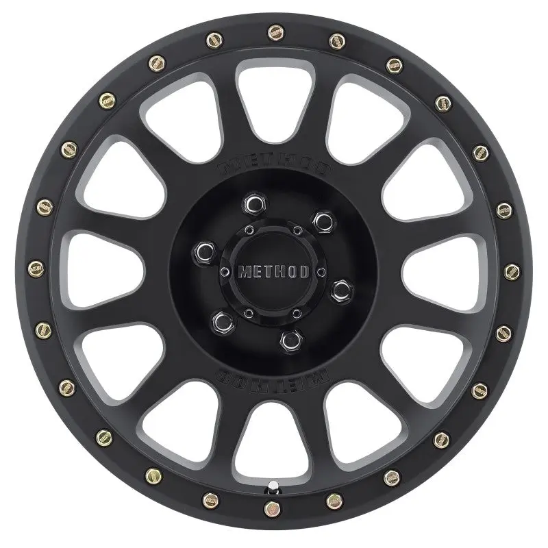 Method MR305 NV 18x9 0mm Offset 6x5.5 108mm CB Matte Black Wheel Method Wheels