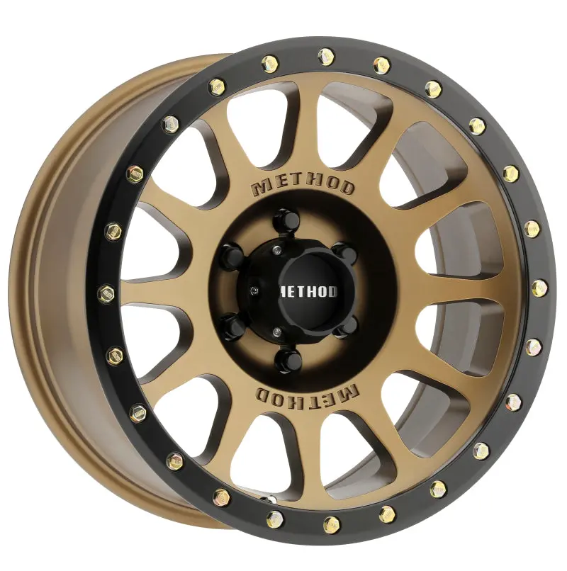 Method MR305 NV 18x9 +18mm Offset 6x5.5 108mm CB Method Bronze Black Street Loc Wheel Method Wheels