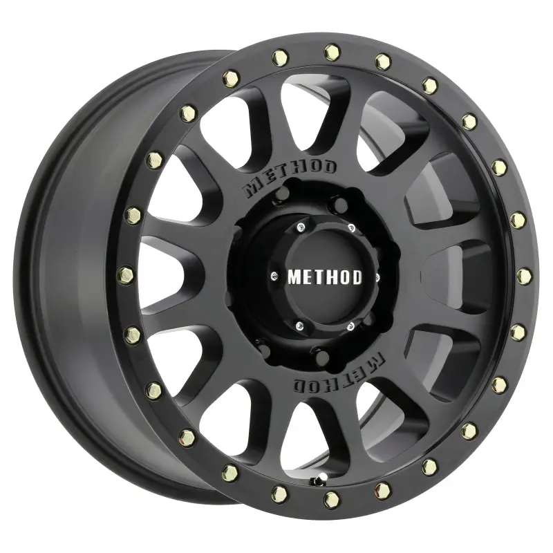 Method MR305 NV HD 18x9 +18mm Offset 8x180 130.81mm CB Matte Black Wheel Method Wheels