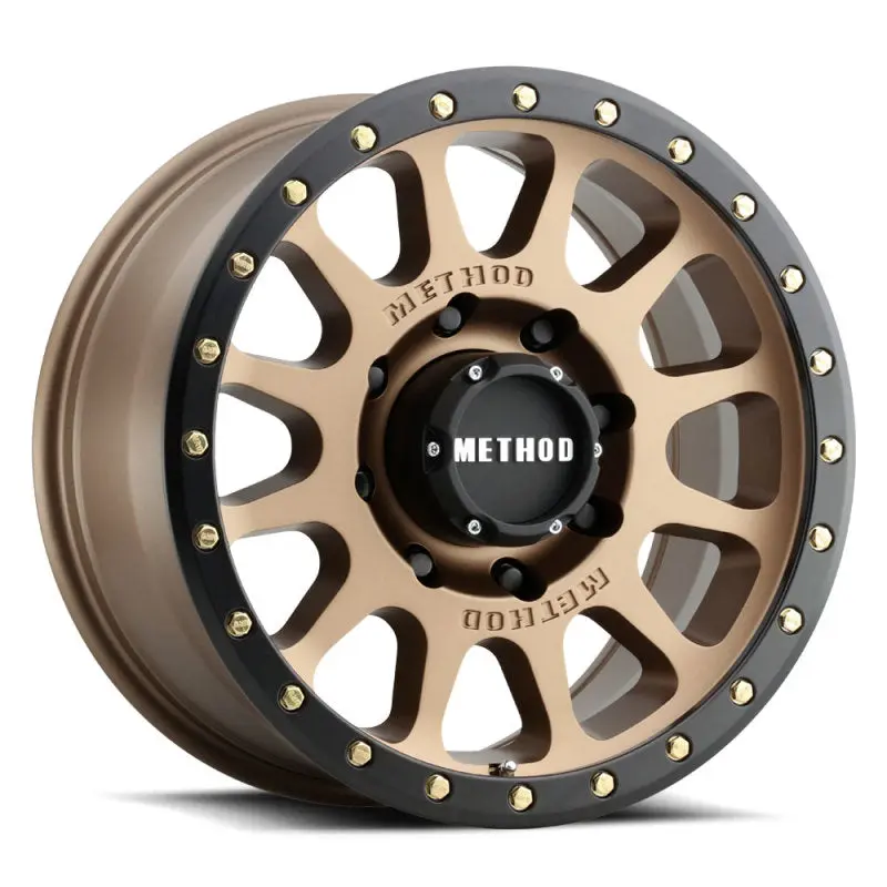Method MR305 NV HD 18x9 +18mm Offset 8x180 130.81mm CB Method Bronze Black Street Loc Wheel Method Wheels