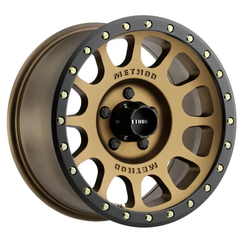 Method MR305 NV 18x9 +25mm Offset 5x150 116.5mm CB Method Bronze Black Street Loc Wheel Method Wheels