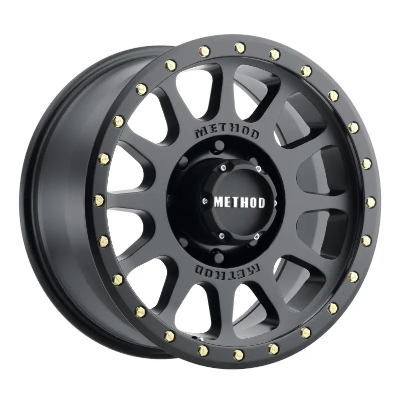 Method MR305 NV 20x9 +18mm Offset 8x170 130.81mm CB Matte Black Wheel Method Wheels