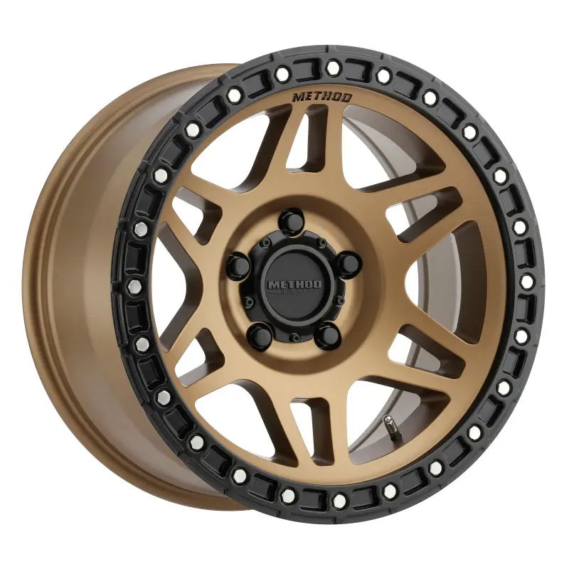 Method MR312 17x8.5 0mm Offset 5x150 110.5mm CB Method Bronze Black Street Loc Wheel Method Wheels