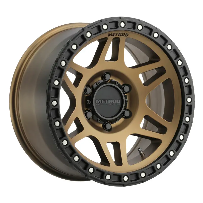Method MR312 17x8.5 0mm Offset 6x5.5 106.25mm CB Method Bronze Black Street Loc Wheel Method Wheels