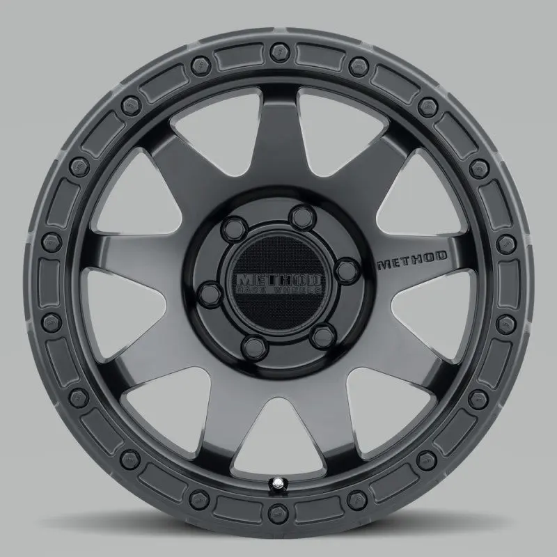 Method MR317 17x8.5 0mm Offset 6x135 87mm CB Matte Black Wheel Method Wheels