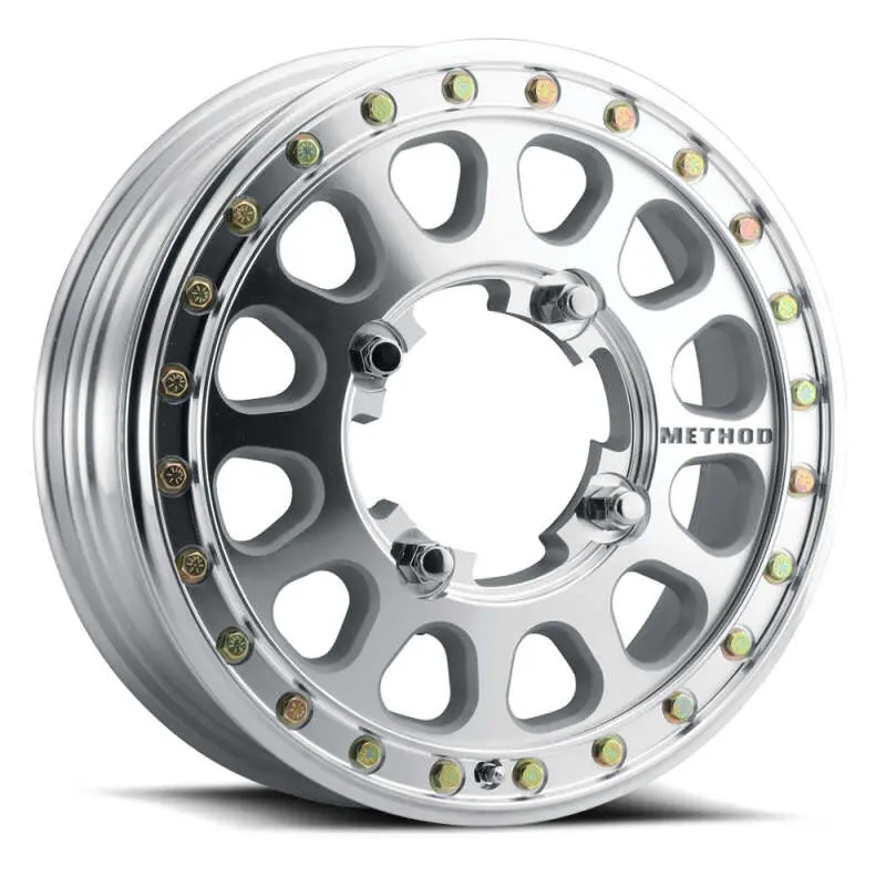 Method MR401 R UTV Beadlock 15x5 4.25+0.75 40mm Offset 5x4.5 72mm CB Machined Raw Wheel Method Wheels