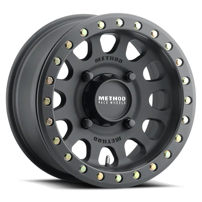 Method MR401 UTV Beadlock 15x7 5+2 38mm Offset 4x136 106mm CB Matte Black Wheel Method Wheels