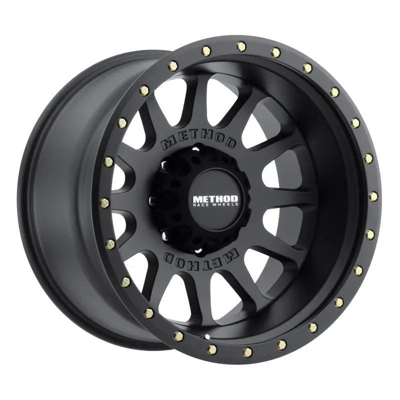 Method MR605 NV 20x10 24mm Offset 8x180 124.1mm CB Matte Black Wheel Method Wheels
