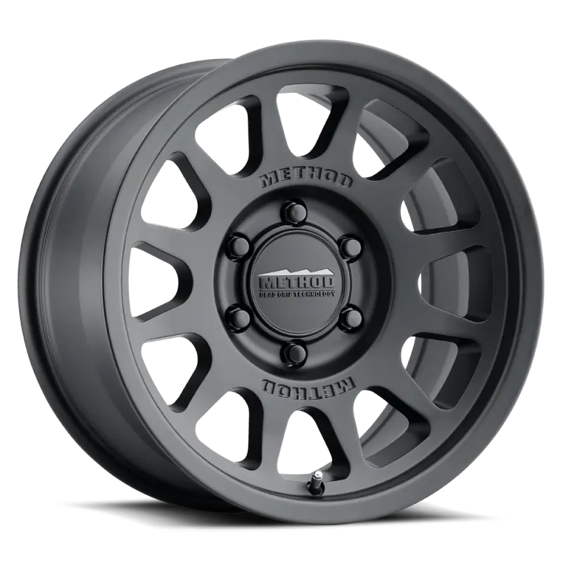 Method MR703 17x8.5 0mm Offset 6x5.5 106.25mm CB Matte Black Wheel Method Wheels