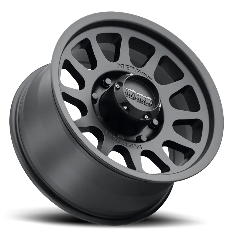 Method MR703 17x8.5 0mm Offset 8x170 130.81mm CB Matte Black Wheel Method Wheels
