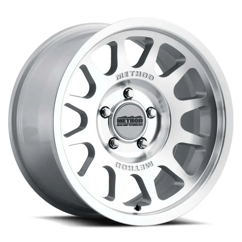 Method MR703 Bead Grip 17x8.5 0mm Offset 6x5.5 106.25mm CB Machined Clear Coat Wheel Method Wheels