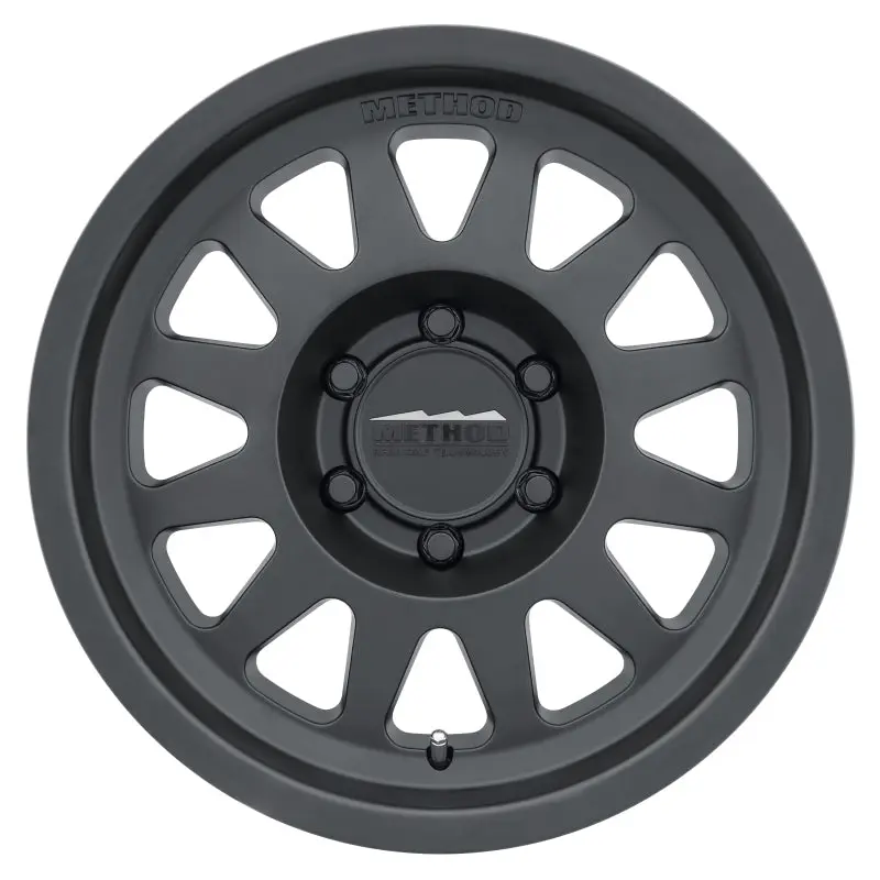 Method MR704 17x8.5 0mm Offset 6x5.5 106.25mm CB Matte Black Wheel Method Wheels