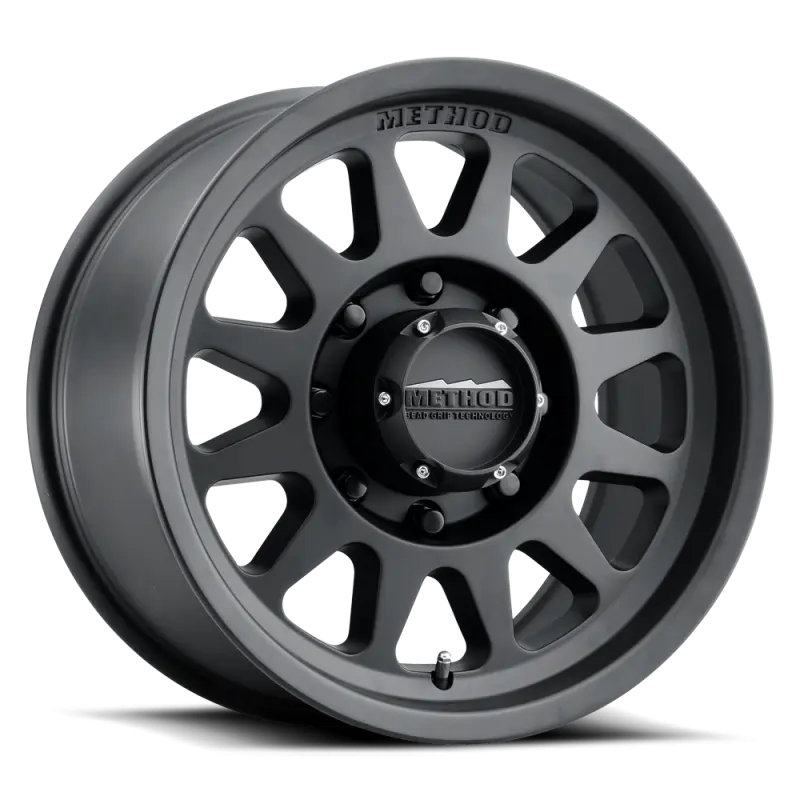 Method MR704 HD 17x9 18mm Offset 8x6.5 130.81mm CB Matte Black Wheel Method Wheels