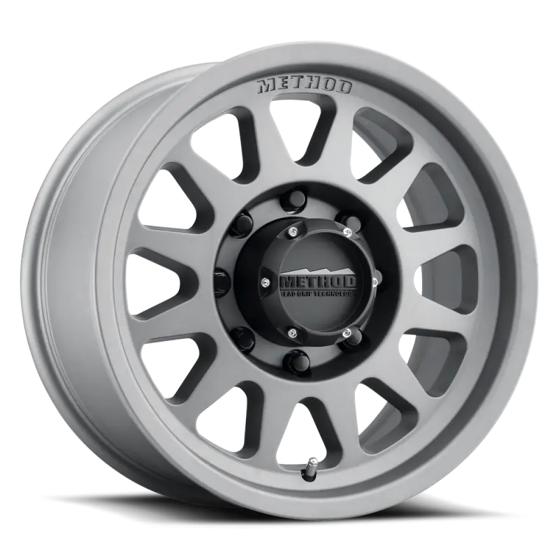 Method MR704 HD 17x9 18mm Offset 8x6.5 130.81mm CB Titanium Wheel Method Wheels