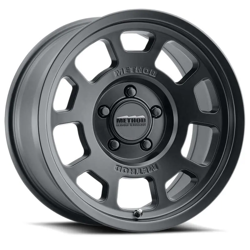 Method MR705 17x8.5 0mm Offset 6x5.5 106.25mm CB Matte Black Wheel Method Wheels