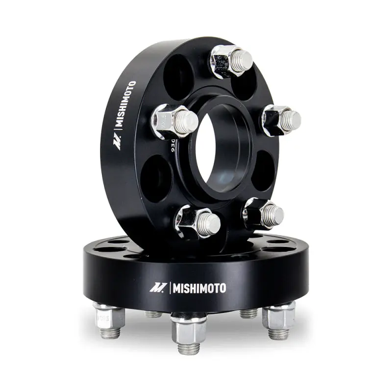 Mishimoto Wheel Spacers 5X114.3 70.5 50 M14 Black