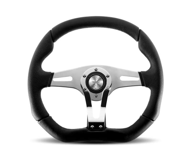 Momo Trek RSteering Wheel Trek R 350 mm mmeter Black AirLeather Brshd Al Spokes