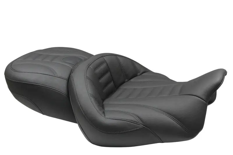 Mustang 15 21 Harley Freewheeler Super Touring Deluxe 1PC Seat Black Mustang Motorcycle