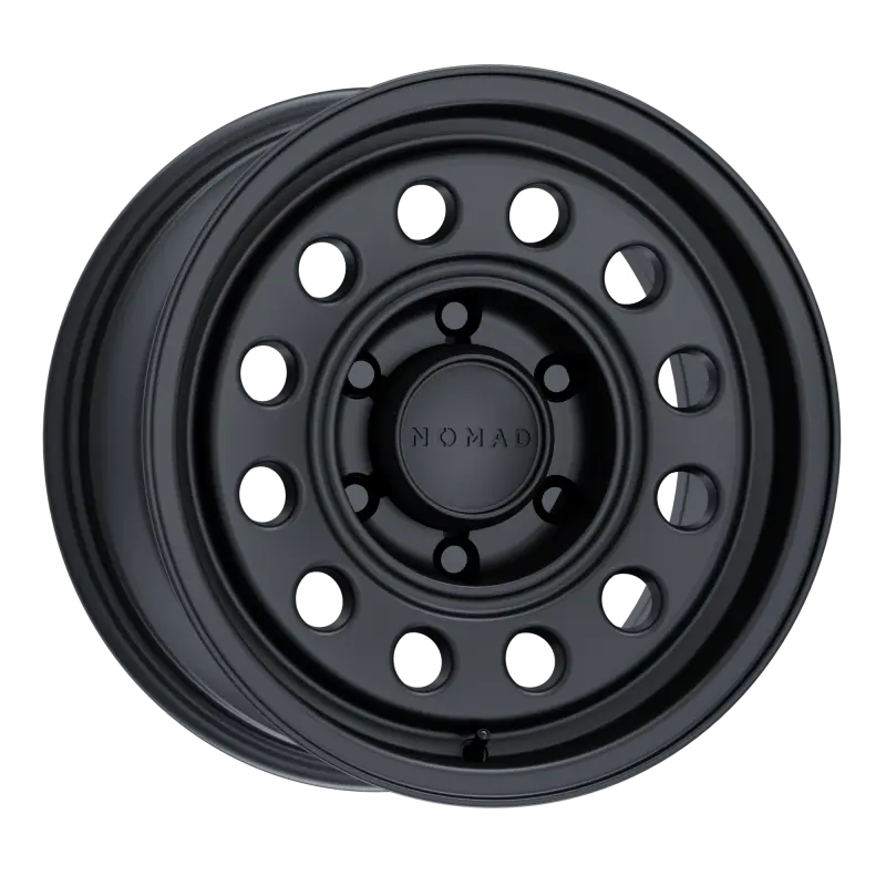 Nomad N501SB Convoy 17x8.5in 6x139.7 BP 0mm Offset 106.1mm Bore Satin Black Wheel