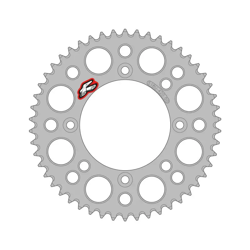 Renthal 2025 KTM 65 Rear Chain Wheel Silver 420 48GP Teeth